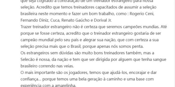 星空体育在线入口-【夜读】韩主帅本托离任 里瓦尔多反对巴西请外教